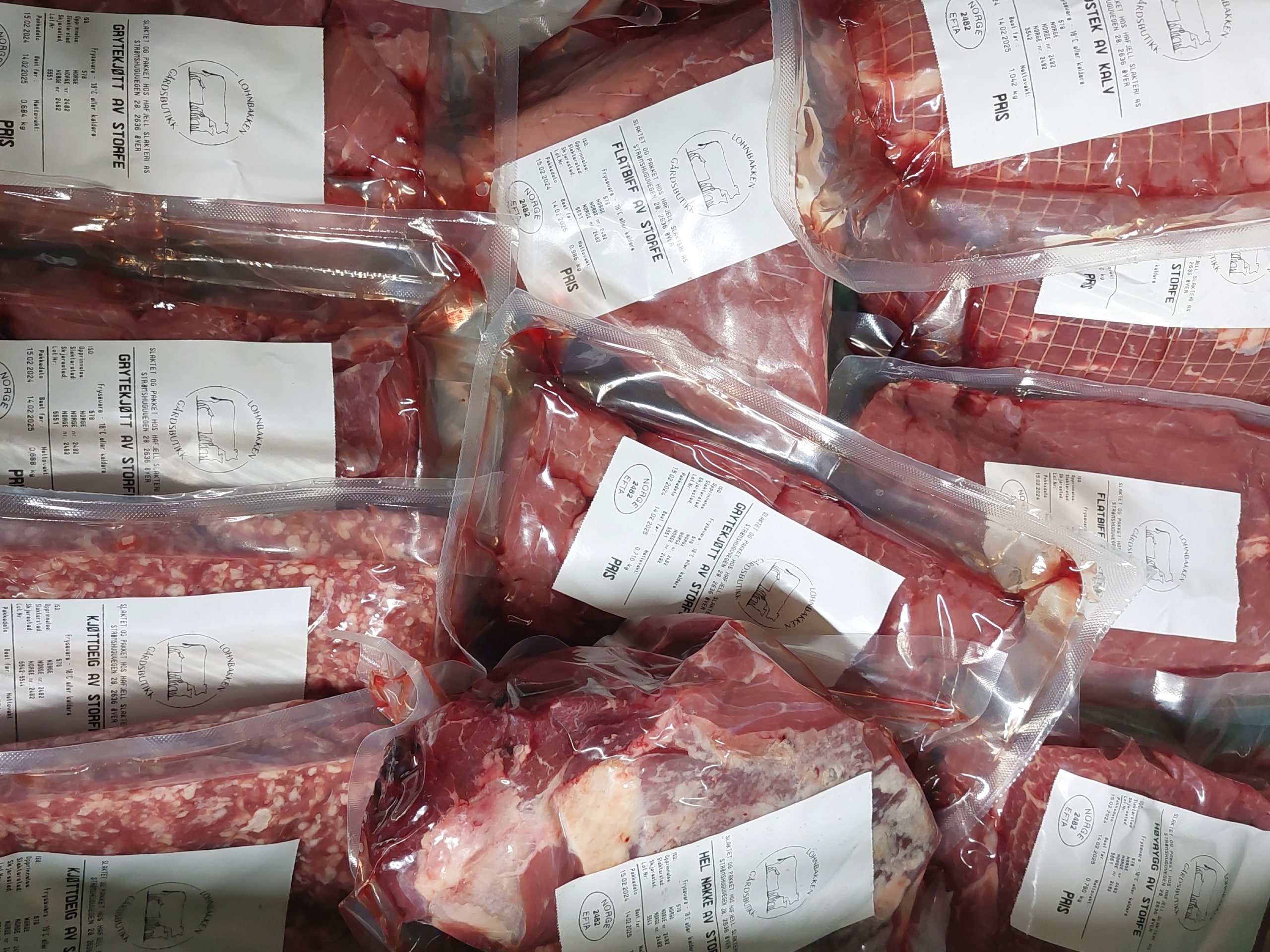Kjøttkasse økonomi 10 kg
